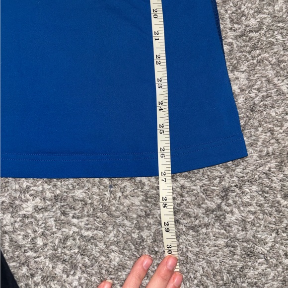 Blue Racerback Tank Top - Picture 3 of 5